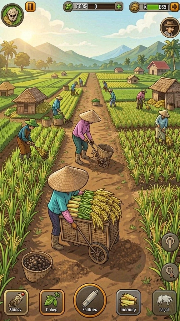 atm138 - Ilustrasi karakter unik dalam game.