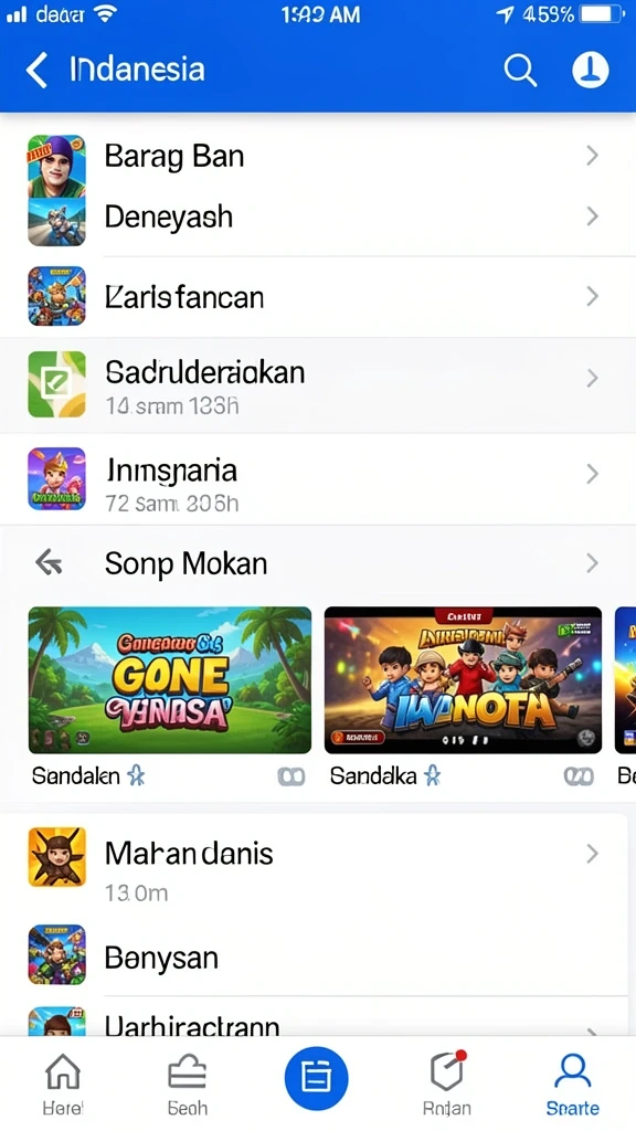 rprr - Tangkapan layar menunjukkan karakter utama dalam misi petualangan.